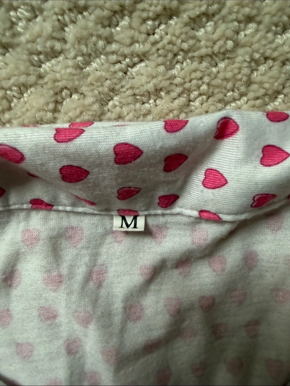 Roller Rabbit look alike. Pink Heart-Print Short Pajama Set